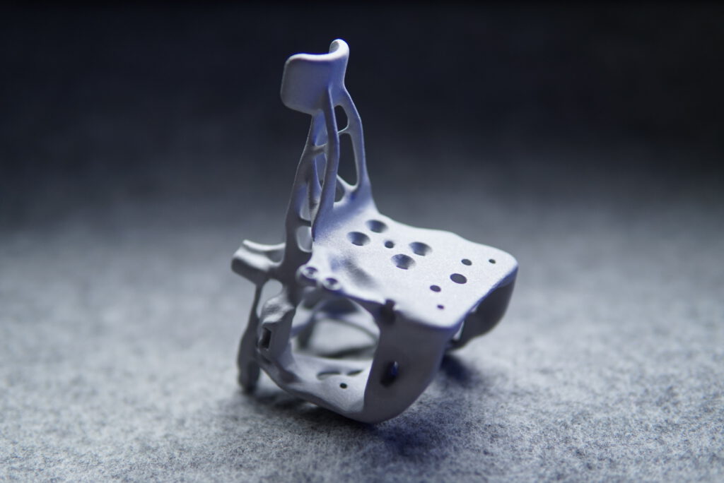 Toolhead for FDM printer, manufactured with SLM in Aluminium